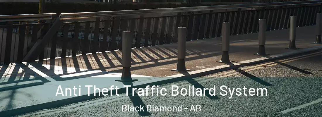  Anti Theft Traffic Bollard System Black Diamond - AB