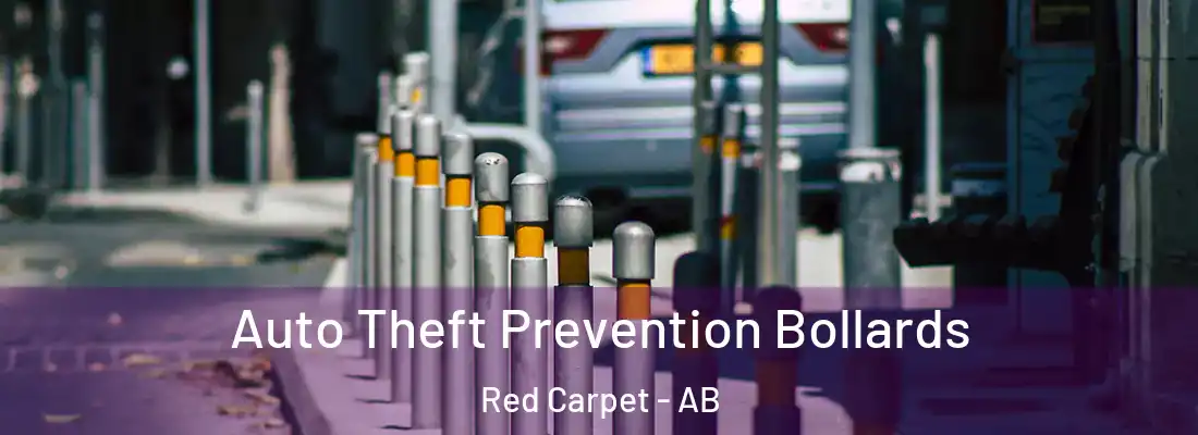  Auto Theft Prevention Bollards Red Carpet - AB