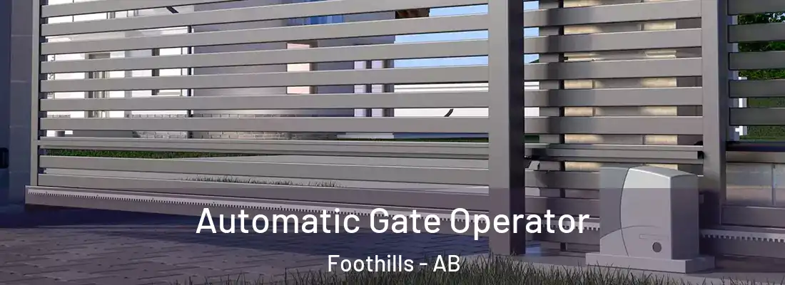  Automatic Gate Operator Foothills - AB