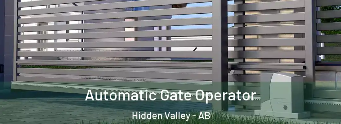  Automatic Gate Operator Hidden Valley - AB