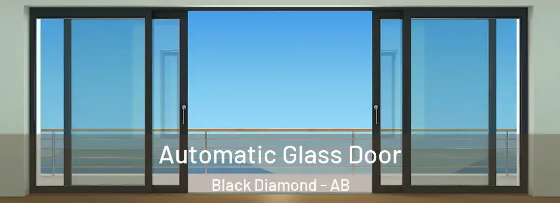  Automatic Glass Door Black Diamond - AB