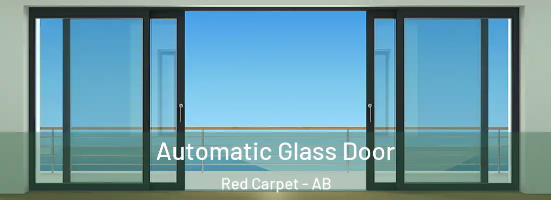  Automatic Glass Door Red Carpet - AB