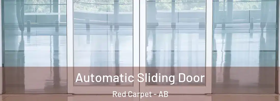  Automatic Sliding Door Red Carpet - AB