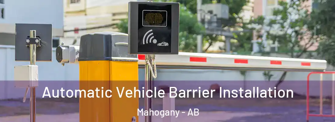  Automatic Vehicle Barrier Installation Mahogany - AB