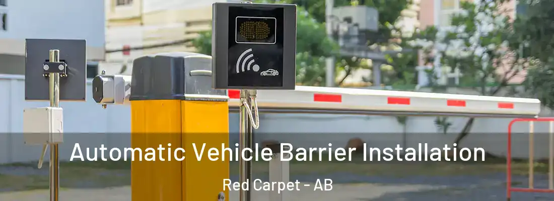  Automatic Vehicle Barrier Installation Red Carpet - AB