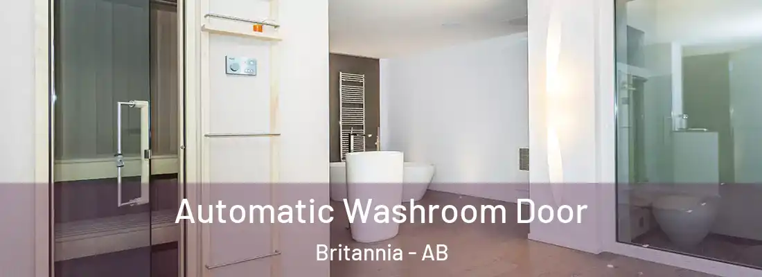  Automatic Washroom Door Britannia - AB