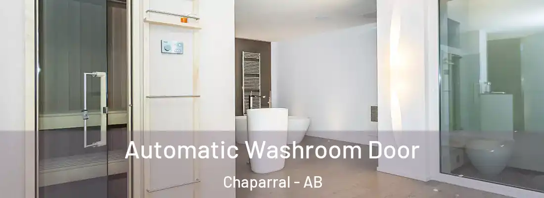  Automatic Washroom Door Chaparral - AB