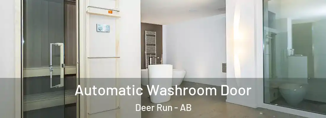  Automatic Washroom Door Deer Run - AB