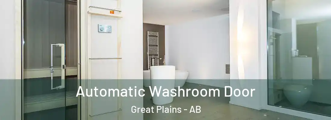  Automatic Washroom Door Great Plains - AB