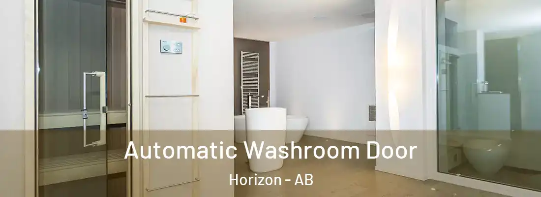  Automatic Washroom Door Horizon - AB