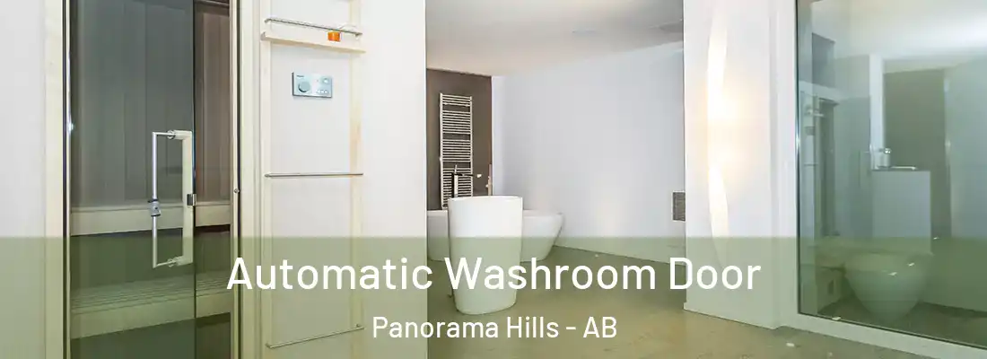  Automatic Washroom Door Panorama Hills - AB