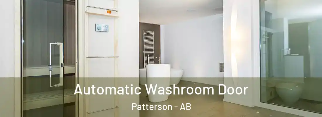  Automatic Washroom Door Patterson - AB