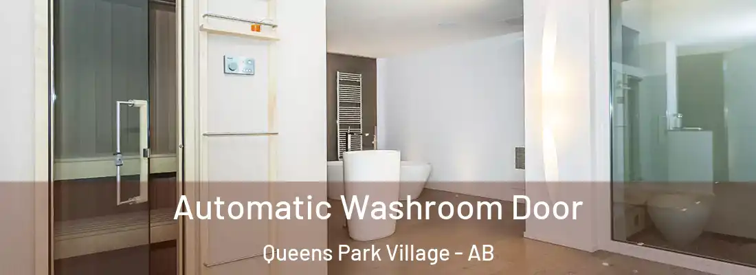  Automatic Washroom Door Queens Park Village - AB