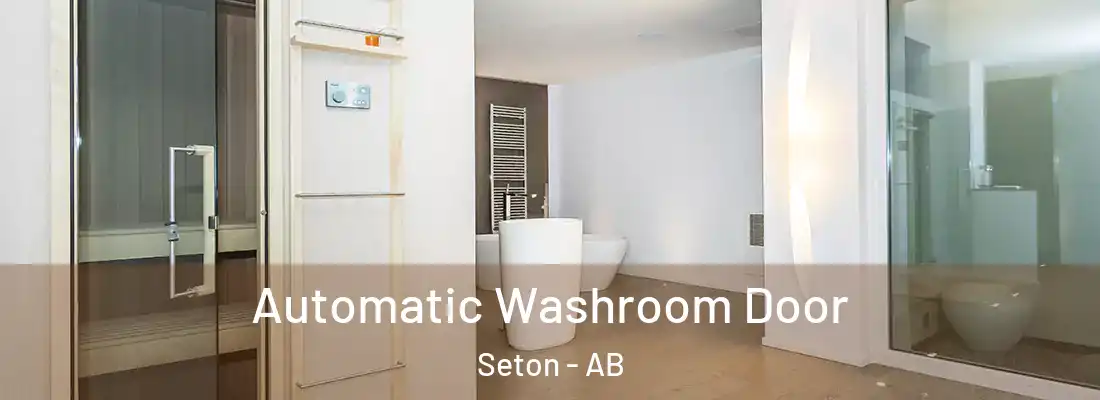  Automatic Washroom Door Seton - AB