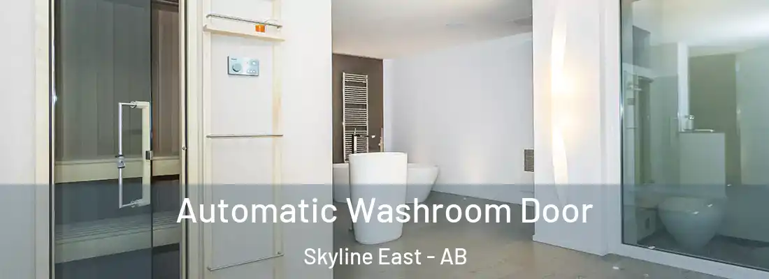  Automatic Washroom Door Skyline East - AB