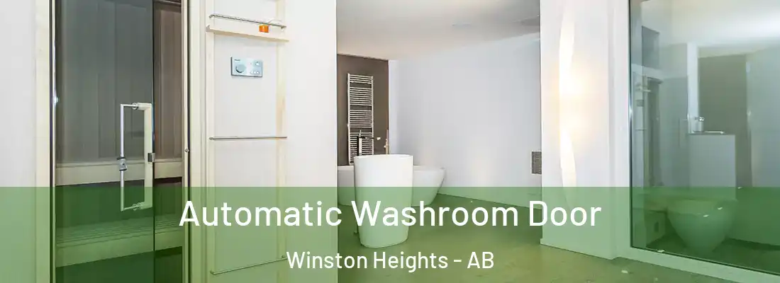  Automatic Washroom Door Winston Heights - AB