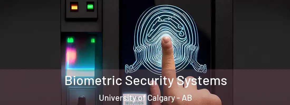  Biometric Security Systems University of Calgary - AB