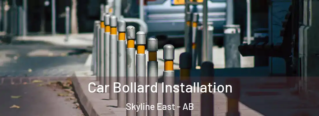 Car Bollard Installation Skyline East - AB