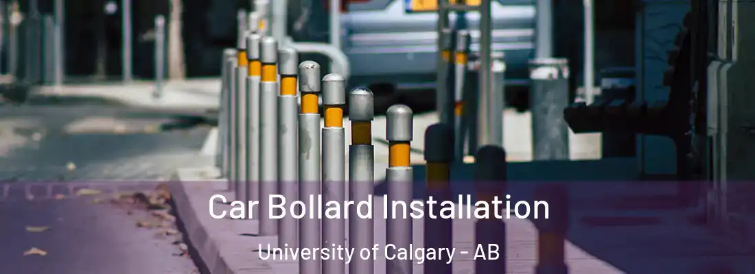  Car Bollard Installation University of Calgary - AB