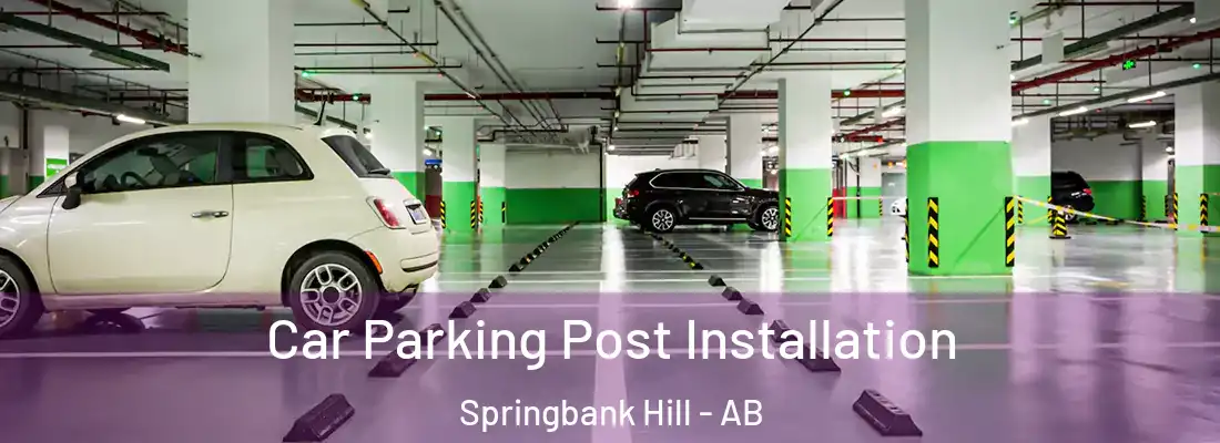  Car Parking Post Installation Springbank Hill - AB