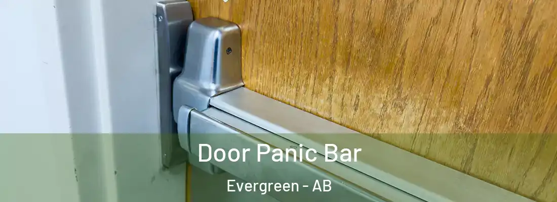  Door Panic Bar Evergreen - AB