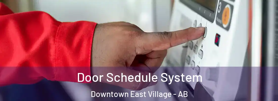  Door Schedule System Downtown East Village - AB