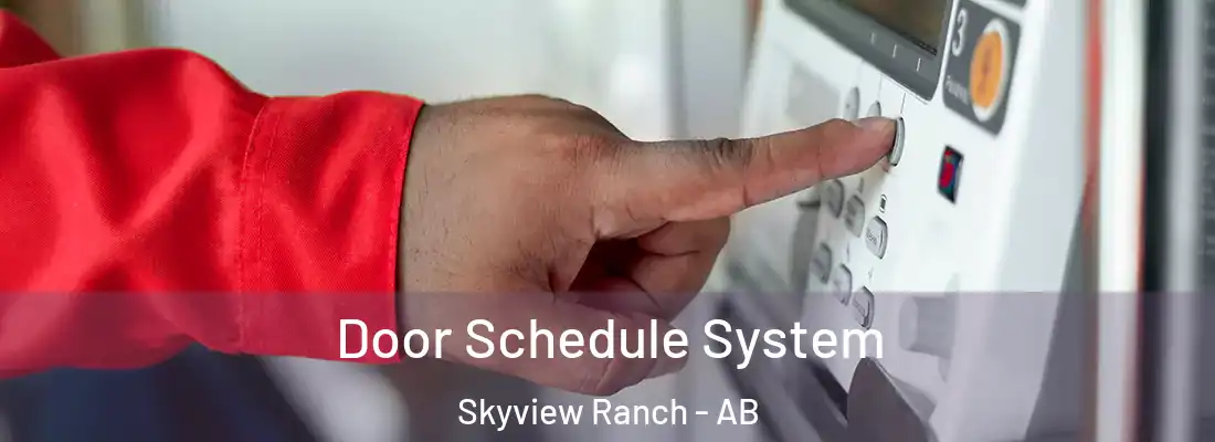  Door Schedule System Skyview Ranch - AB