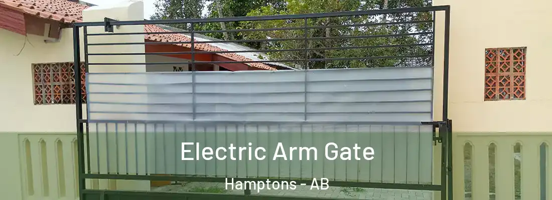  Electric Arm Gate Hamptons - AB