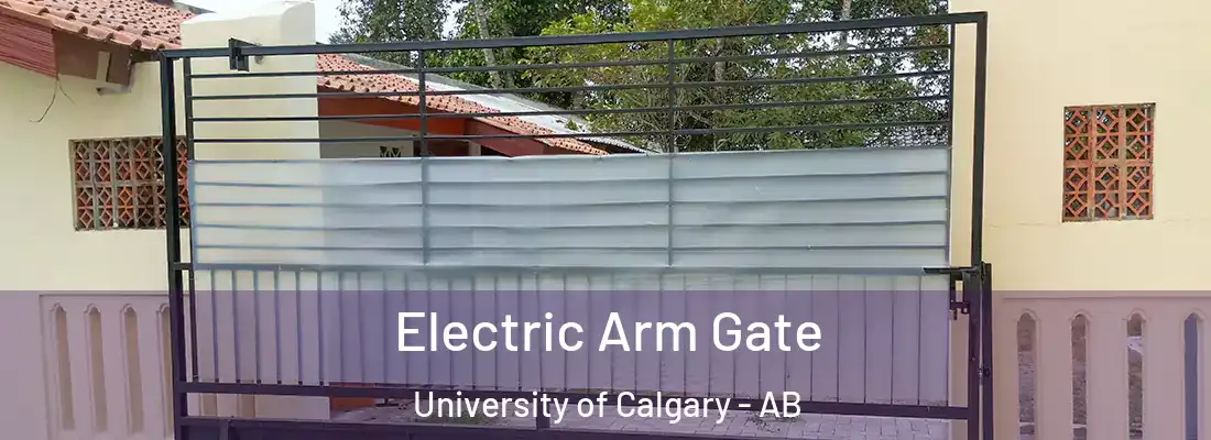  Electric Arm Gate University of Calgary - AB