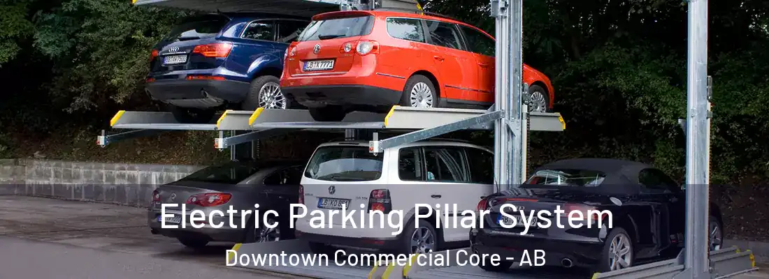  Electric Parking Pillar System Downtown Commercial Core - AB