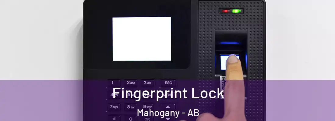  Fingerprint Lock Mahogany - AB