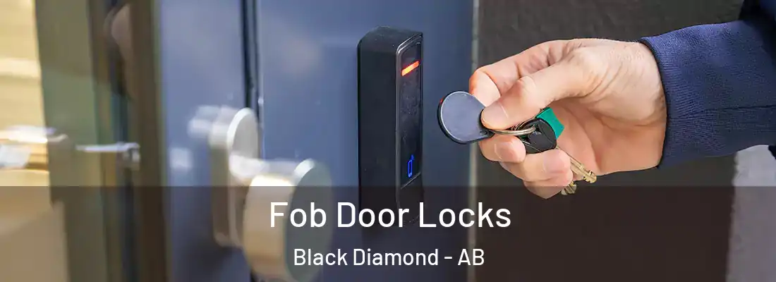  Fob Door Locks Black Diamond - AB