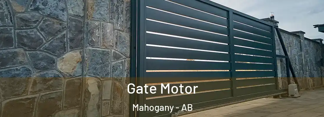  Gate Motor Mahogany - AB