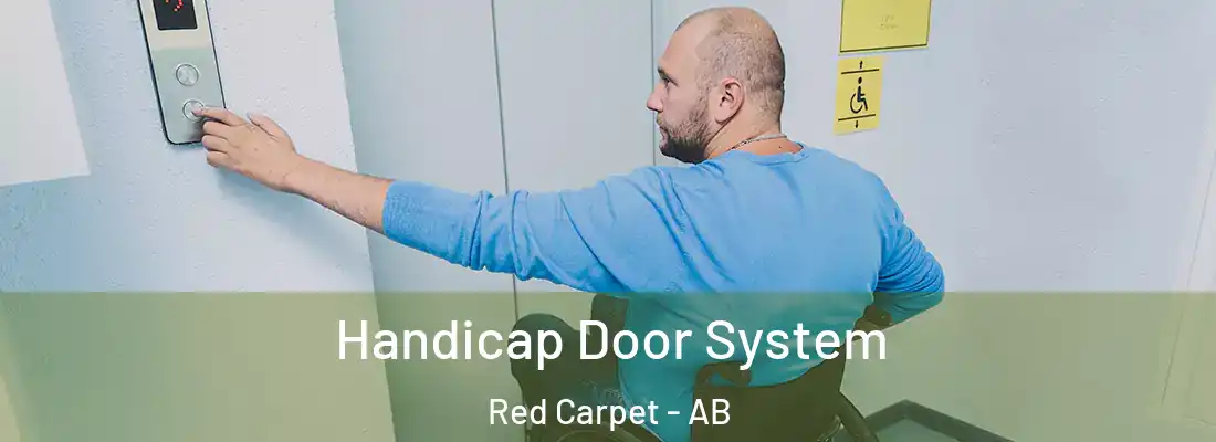  Handicap Door System Red Carpet - AB