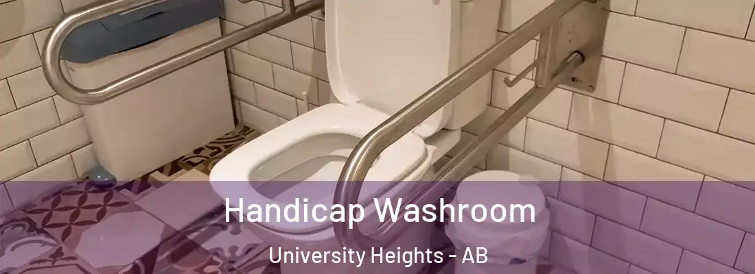  Handicap Washroom University Heights - AB