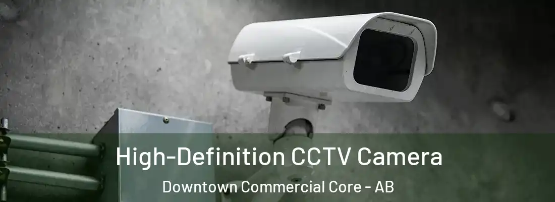  High-Definition CCTV Camera Downtown Commercial Core - AB