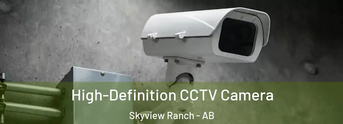  High-Definition CCTV Camera Skyview Ranch - AB