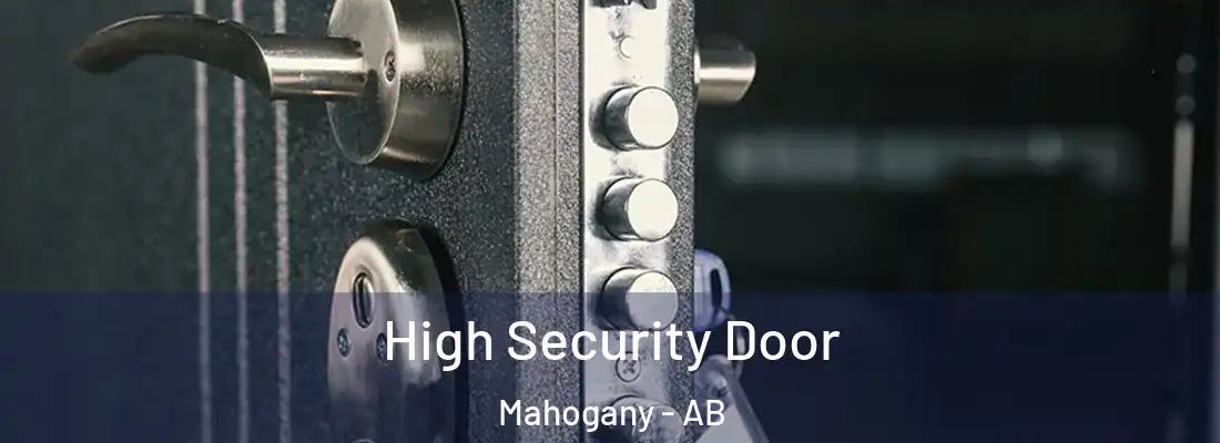  High Security Door Mahogany - AB