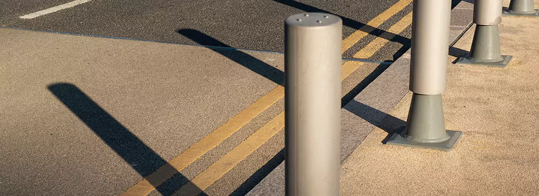 Custom Retractable Barrier Column Installations in Calgary, AB