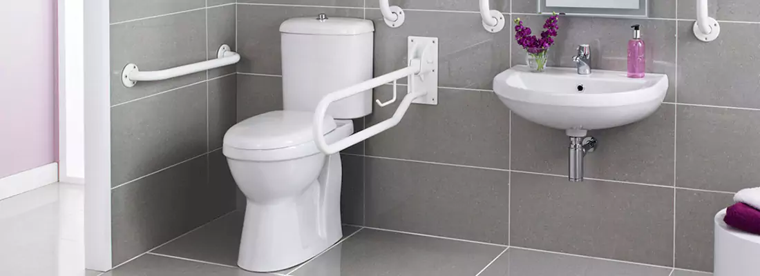 Modern Handicap Bathroom Solutions with Safety Features in Calgary, AB