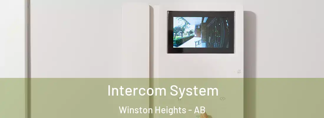  Intercom System Winston Heights - AB
