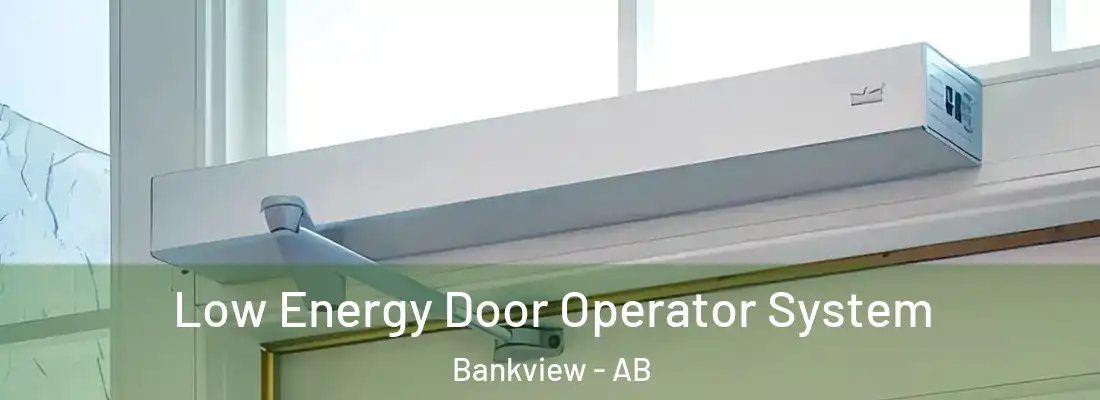  Low Energy Door Operator System Bankview - AB