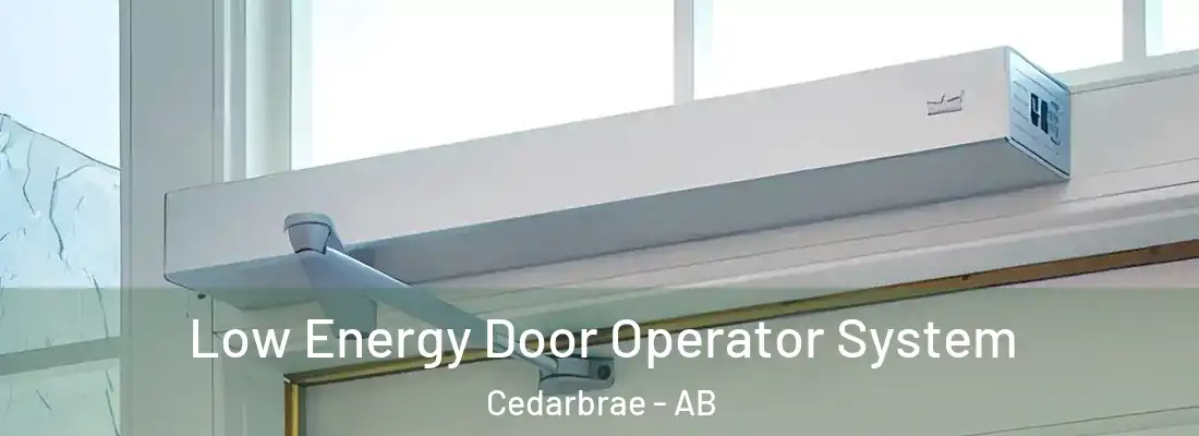 Low Energy Door Operator System Cedarbrae - AB