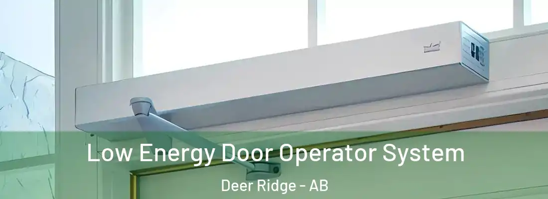  Low Energy Door Operator System Deer Ridge - AB