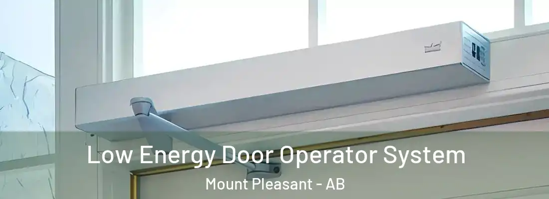  Low Energy Door Operator System Mount Pleasant - AB