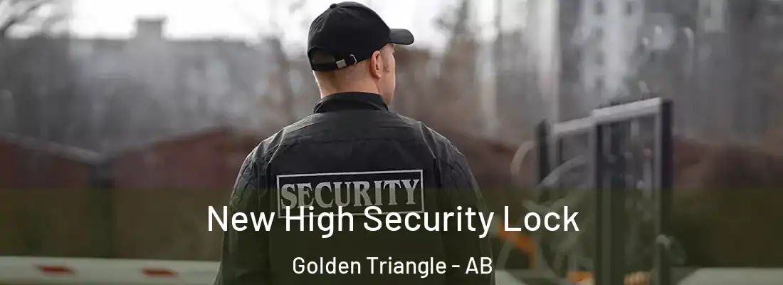  New High Security Lock Golden Triangle - AB