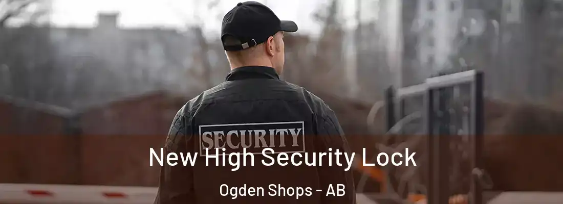  New High Security Lock Ogden Shops - AB