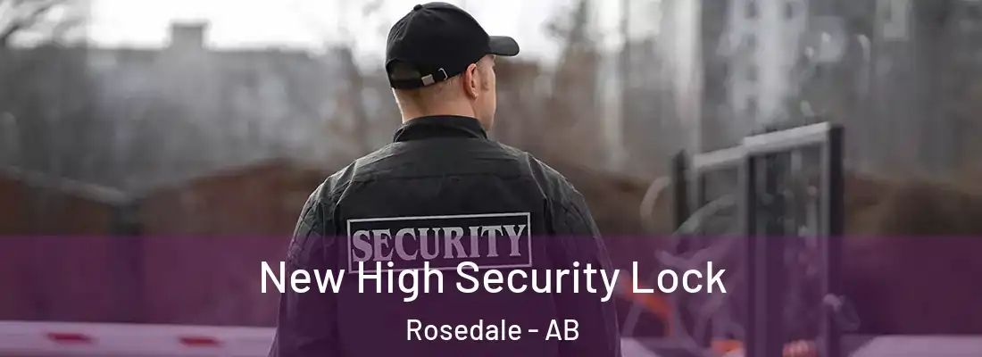  New High Security Lock Rosedale - AB