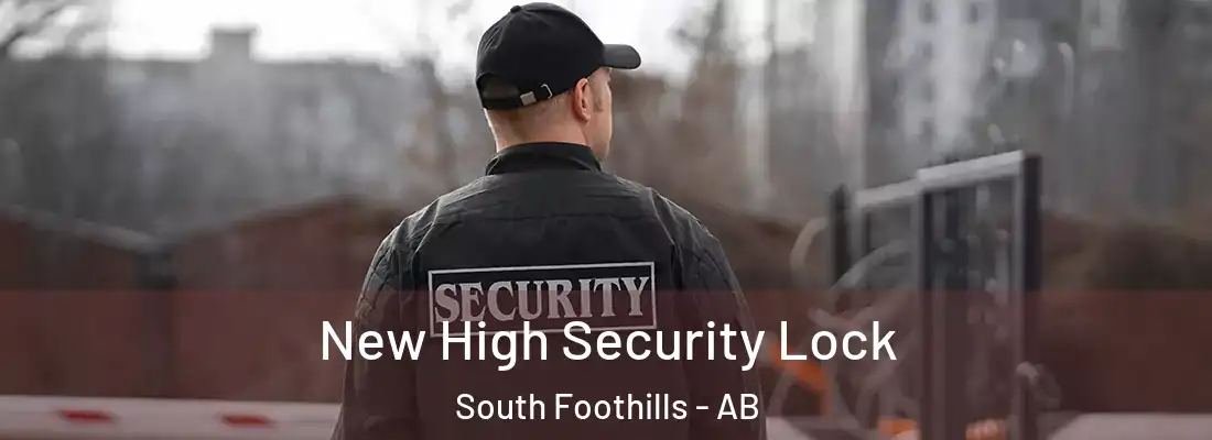  New High Security Lock South Foothills - AB