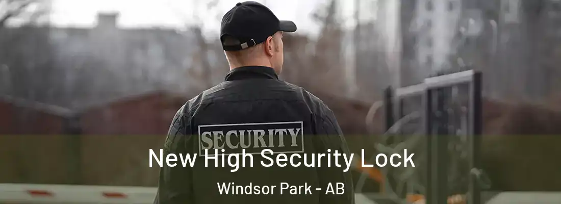  New High Security Lock Windsor Park - AB